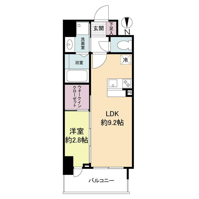 セレニテ谷町四丁目アリエ 0208 間取り図
