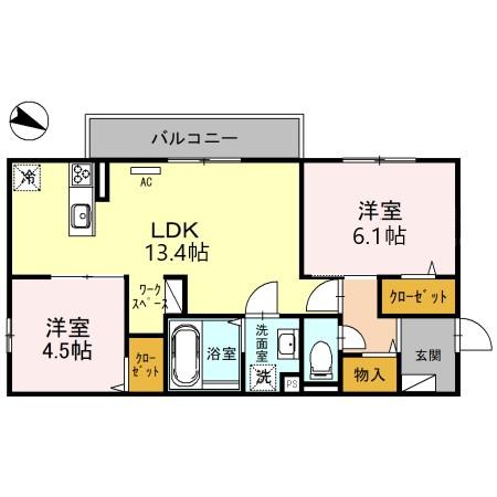 メゾン ド レスポワール 305 間取り図