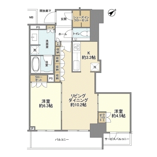 ザ・セントラルマークタワー 1509 間取り図