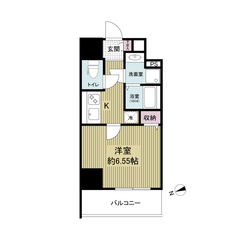 ArtizA西長堀 0301 間取り図