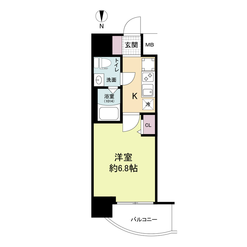 セレニテ江坂グランデ 0317 間取り図