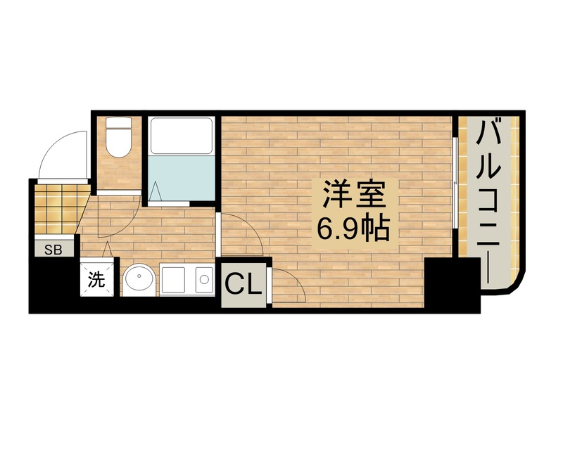 ランドマークシティ同心 901 間取り図