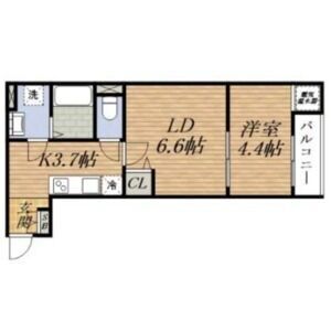 ファインレジデンシア 304 間取り図