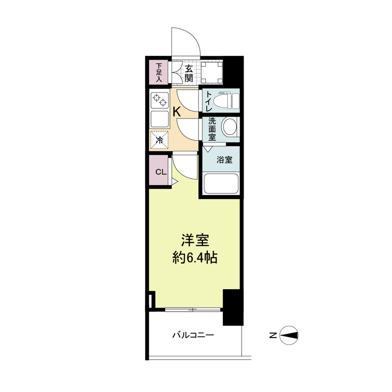 WORVE大阪本町 1005 間取り図