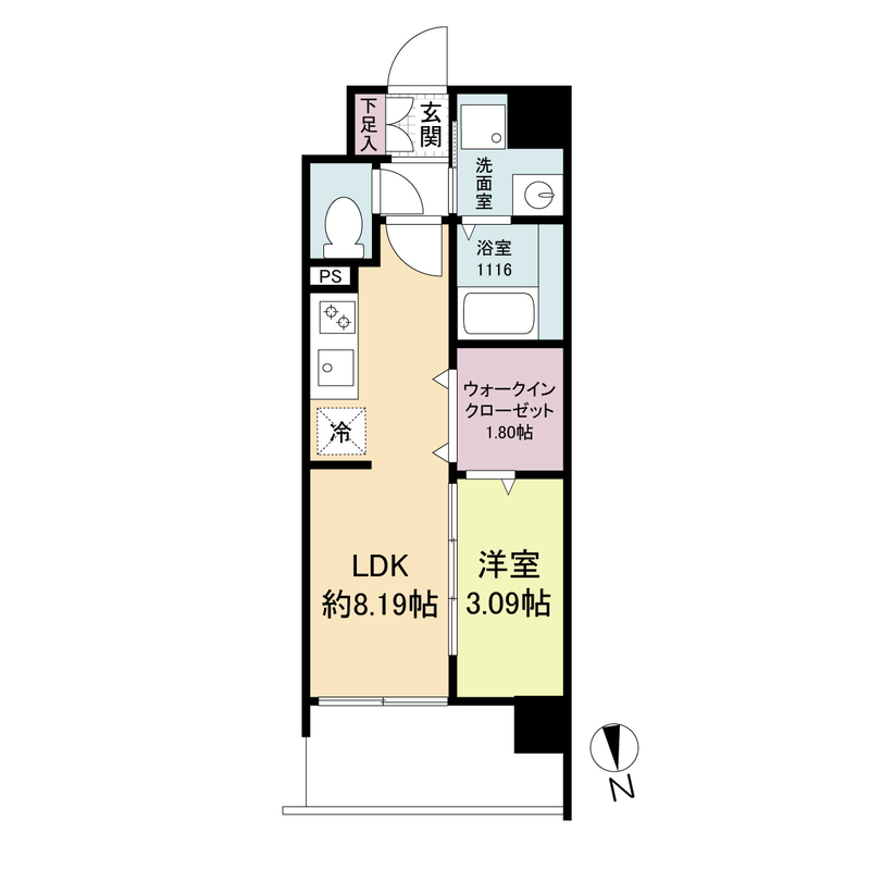 WORVE吹田江坂 0904 間取り図