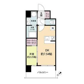 セレニテ江坂エクラ 0702 間取り