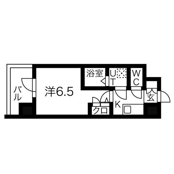 エスリードレジデンス大阪難波 0405 間取り図