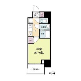 WORVE大阪本町 1201 間取り図