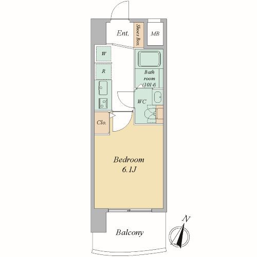 セレニテ梅田北グランデ 1012 間取り図