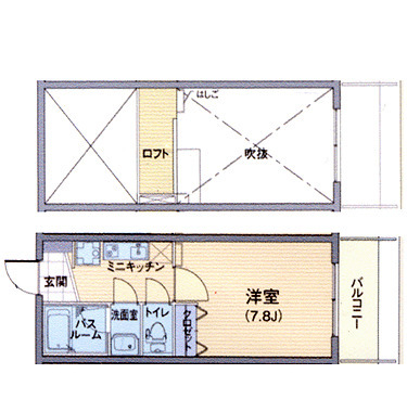 プロスペクト中之島 1404 間取り図