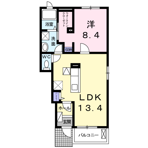 エアリーベル 103 間取り図