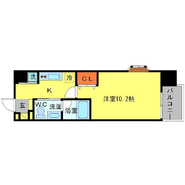 アーデン江戸堀 0905 間取り図