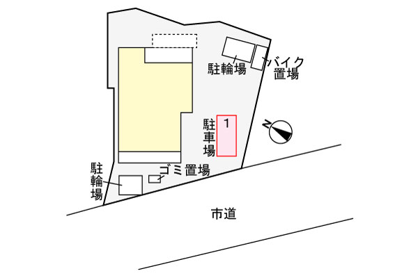 ネオライヴズ 岸部 203 駐車場
