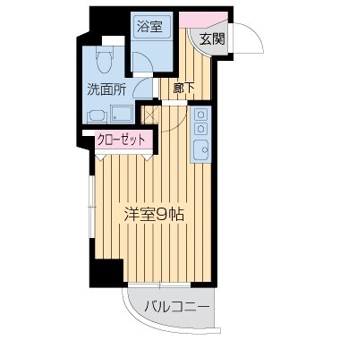 ライブコート北梅田 0801 間取り図