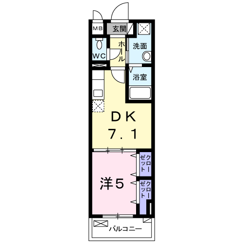 Ｓ，Ｋレジデンス天神西町 402 間取り図