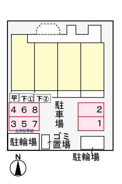 パークライフ ＥＳＡＫＡ 101 駐車場