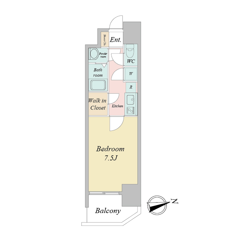 スペーシア江坂広芝町 0306 間取り図