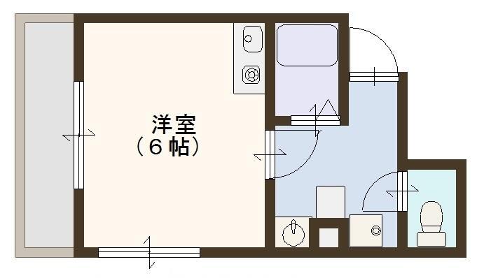 スタシオン梅田イースト 605 間取り図