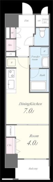 セイワパレス本町東 1002 間取り図