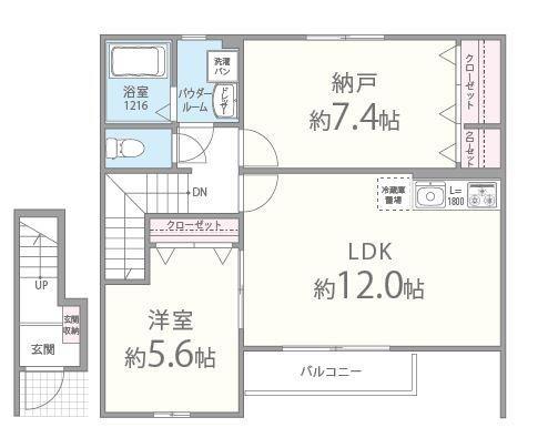 ベロ　クオーレ豊南 206 間取り図