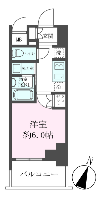 クレストコート靱公園 ＴＨＥ ＣＬＡＳＳ 814 間取り図
