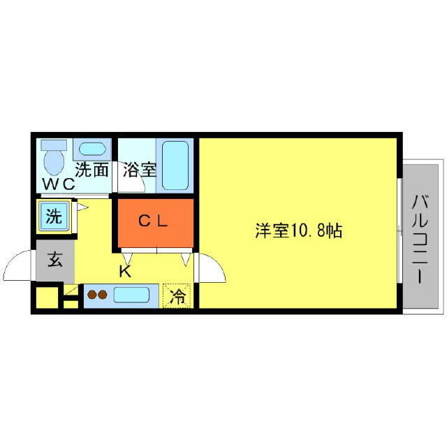 アーデン江戸堀 0706 間取り図