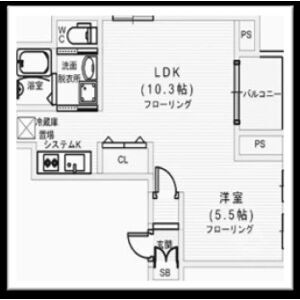 パラッツォ新町 501 間取り図