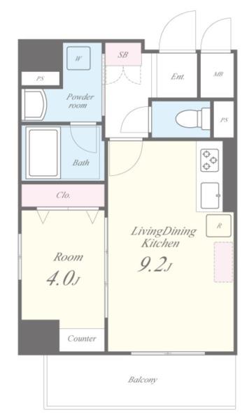 ラフィット松屋町 0204 間取り図