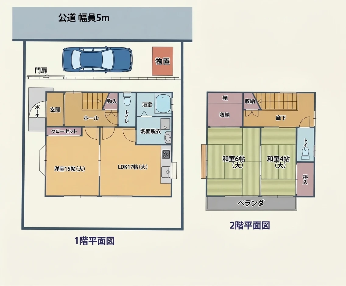 末広町一戸建て 0 間取り図