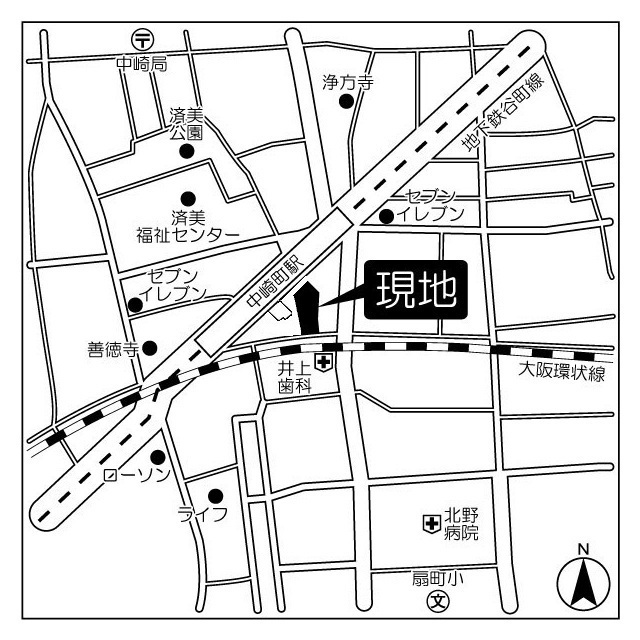 アヴェニール中崎 0908 間取り