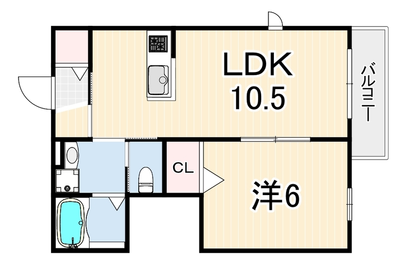 カーサビアンカ 105 間取り図