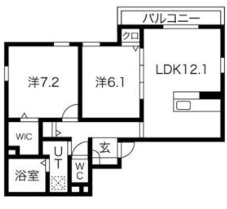 コルン コゥロエン 00202 間取り図