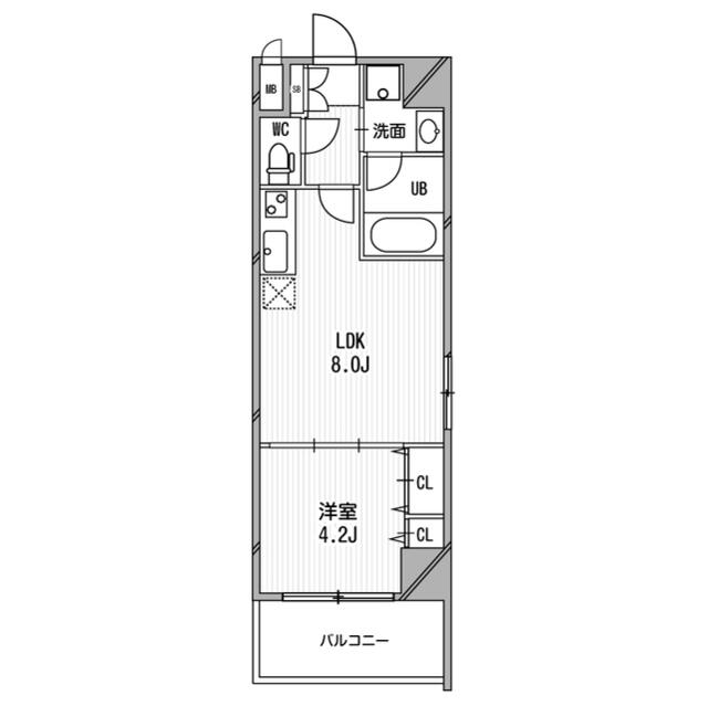 西宮北口プライマリーワン 0601 間取り図
