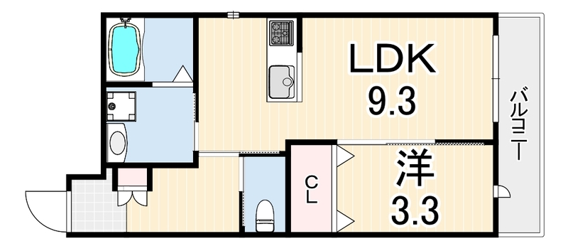 L-CUBE 202 間取り図