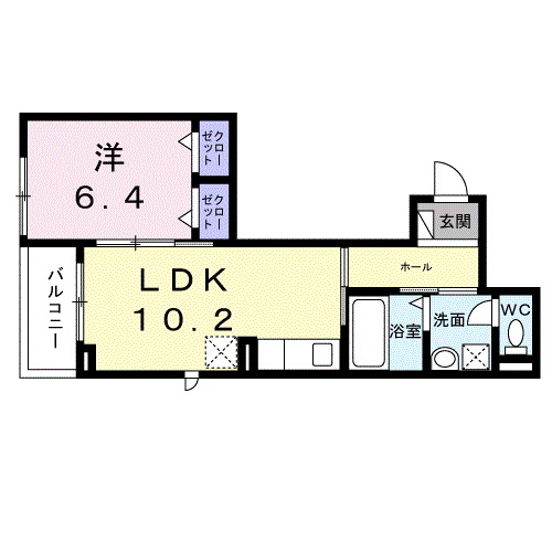 ルーチェ 302 間取り図