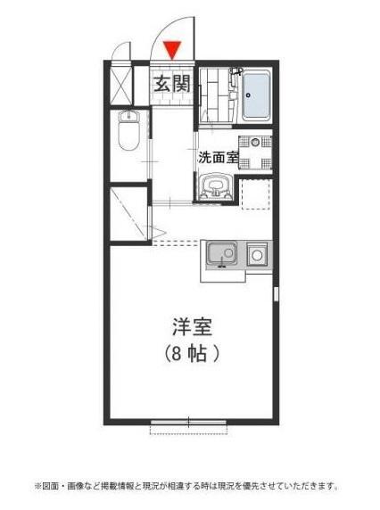 リタフラッツ Ｂ 101 間取り図