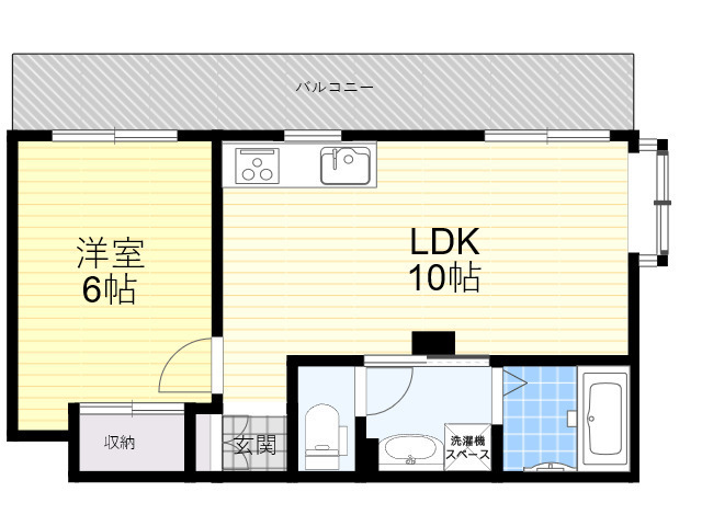 ニューアケディア 205 間取り図