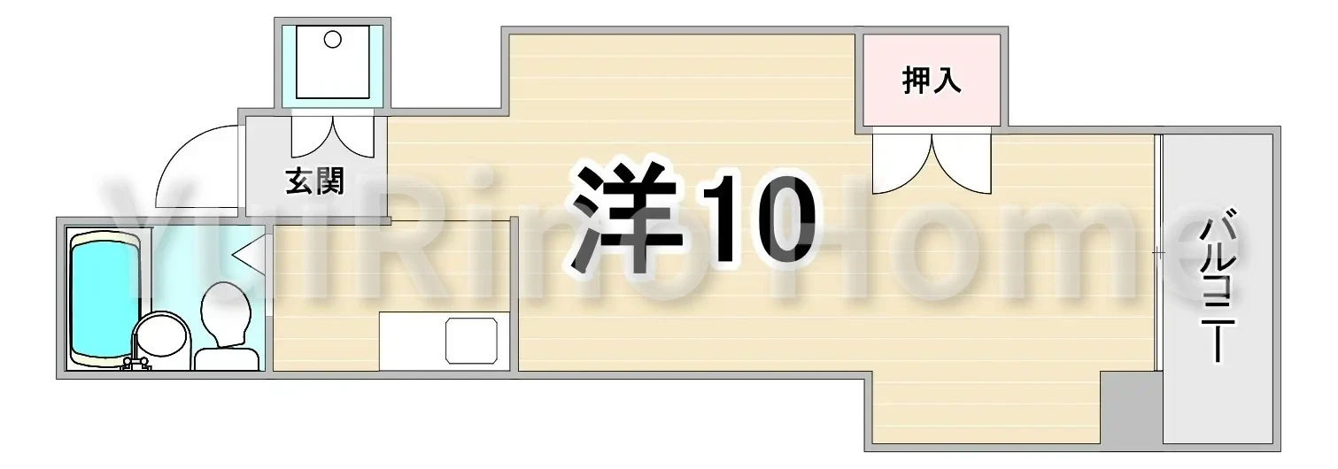 戎グリーンハイツ 206 間取り図