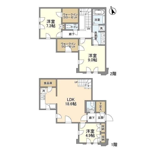 ブリランテ苦楽園 001 間取り図