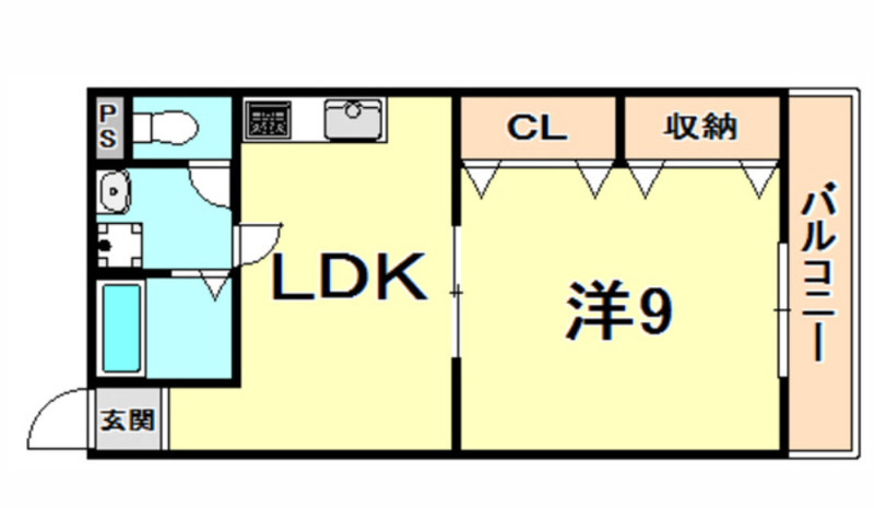 ヴィラMN-1【JPMC】 303 間取り図