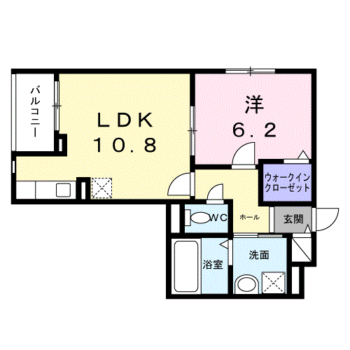 ルーチェ 303 間取り図