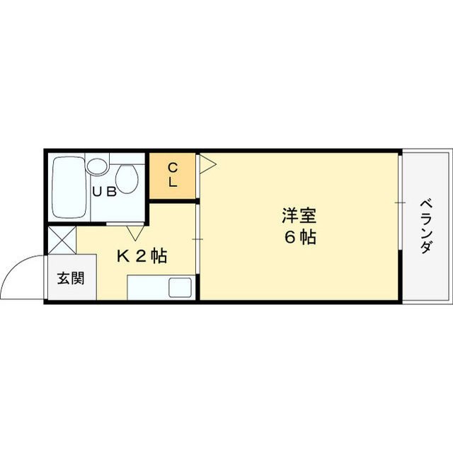 シティハイムケント 203 間取り図