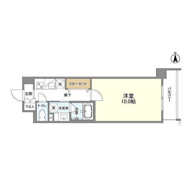 コンフォリア西宮 0606 間取り図