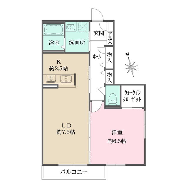 シャーメゾン豊楽 A棟 101 間取り図