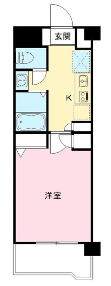 エル・セレーノ武庫川 409 間取り図