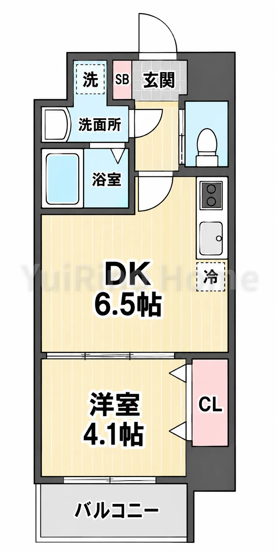 サンセール西宮 201 間取り図