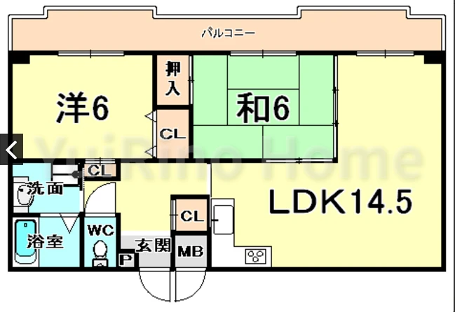 メルヘンハウス 205 間取り図