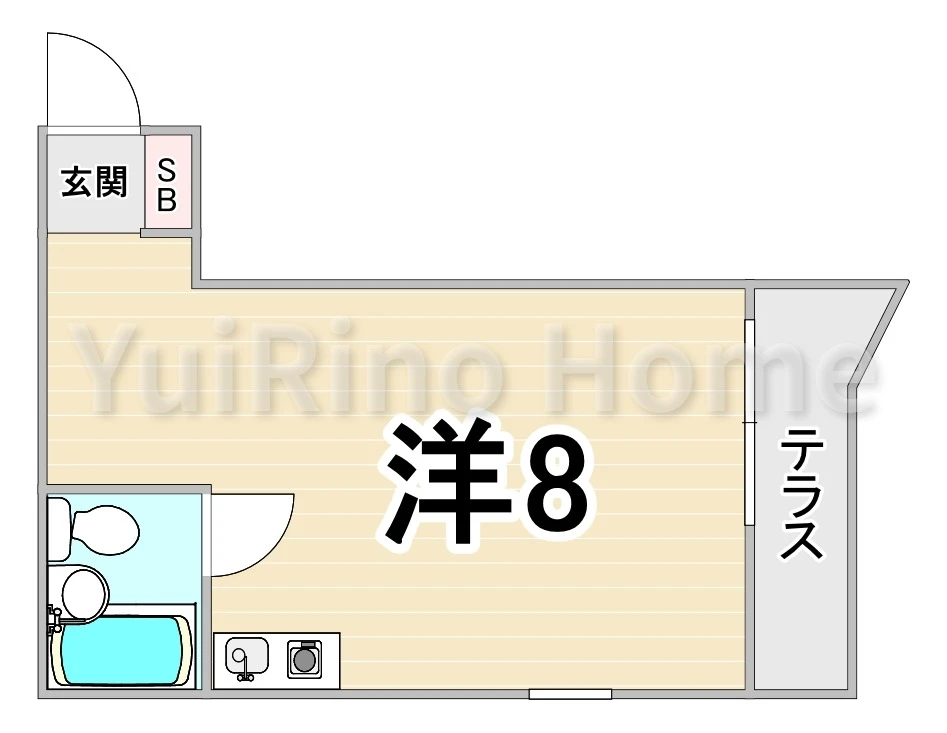 ファンタジー武庫川 102 間取り図