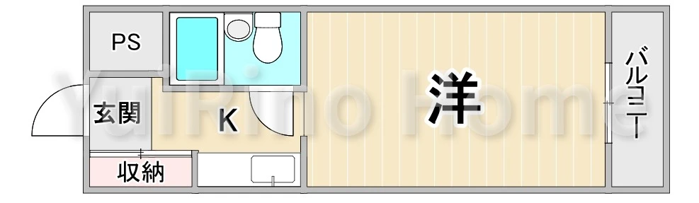 スイリー壱番館 508 間取り図