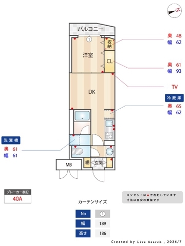 LEGALAND+NISHINOMIYA PARKSIDE 506 間取り図